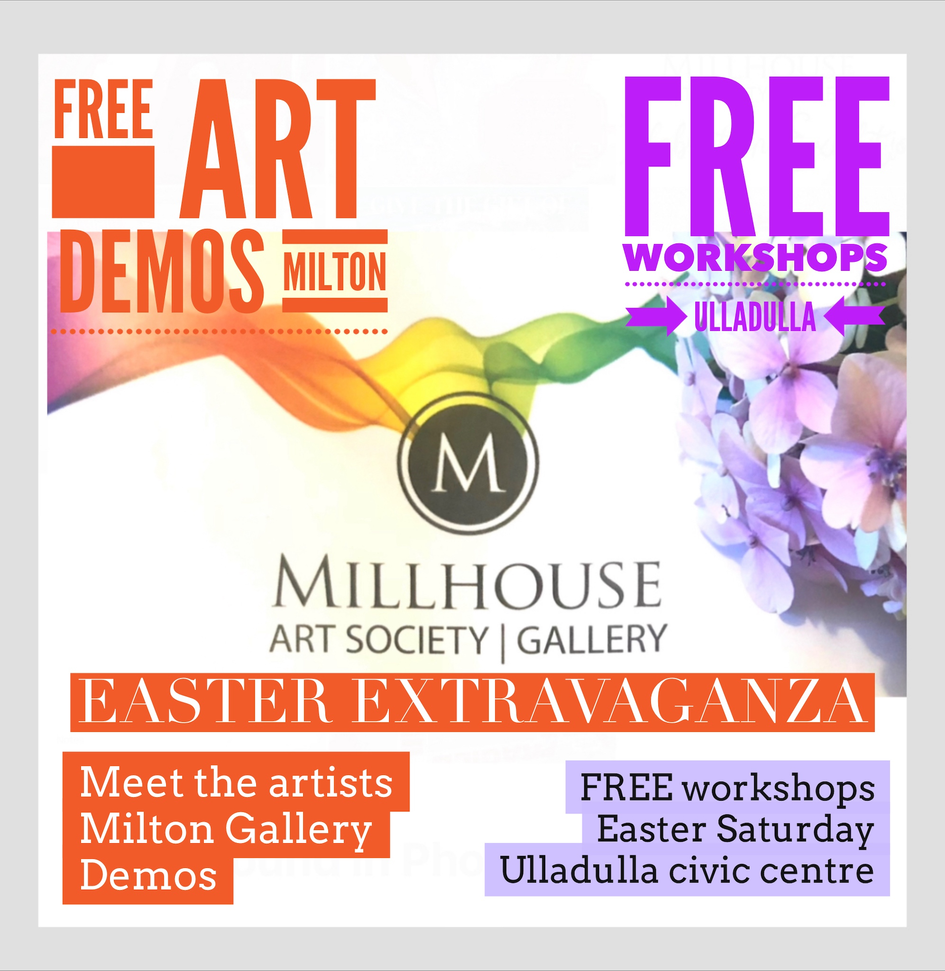 2024 Easter Art Exhibition, Demos and Workshops